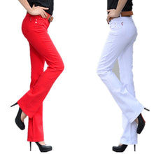 Load image into Gallery viewer, 2017 autumn new candy color Women Jeans Long stretch Slim Fit jeans straight lager Size Sexy Fashion Casual Lady trousers Z2401