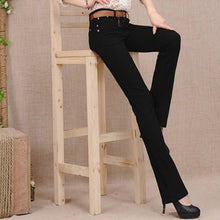 Load image into Gallery viewer, 2017 autumn new candy color Women Jeans Long stretch Slim Fit jeans straight lager Size Sexy Fashion Casual Lady trousers Z2401