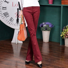 Load image into Gallery viewer, 2017 autumn new candy color Women Jeans Long stretch Slim Fit jeans straight lager Size Sexy Fashion Casual Lady trousers Z2401