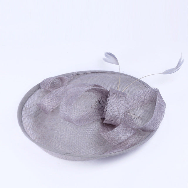 Haisum Top Fashion 2018 Vintage Women Fascinator Hat Flower Hairband Headwear Dress Derby Church Wedding Cocktail Feather Hn42