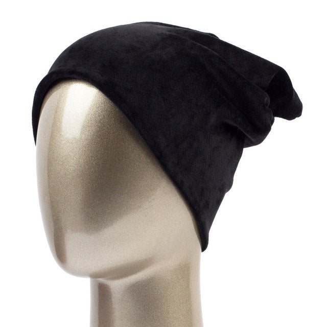 Geebro 2PCS Women's Beanies Hat and Scarf Winter Casual Warm Velvet Scarf For Women Ladies 100% Polyester Scarves and Hats DQ090