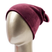 Load image into Gallery viewer, Geebro 2PCS Women&#39;s Beanies Hat and Scarf Winter Casual Warm Velvet Scarf For Women Ladies 100% Polyester Scarves and Hats DQ090