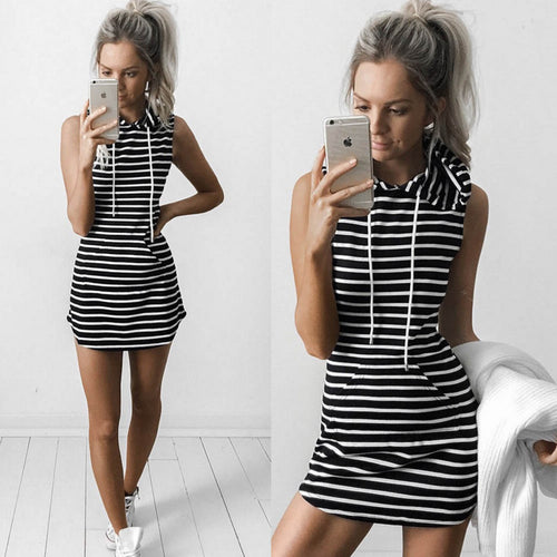 2018 Hot Lady's Mini Dress Selling Women Sexy Spring Summer Evening Party Casual Sleeveless Dresses