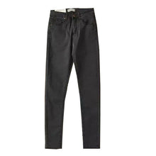 Load image into Gallery viewer, 2018 Vintage Mom Fit High Waist Jeans Elastic Femme Women Washed Blue Denim Skinny Jeans Classic Pencil Pants C3553