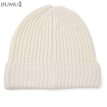 Load image into Gallery viewer, JIUMU Wool Women Beanie 2018 New Thick &amp; Warm Winter Hat Brand Casual Women&#39;s Knitted Chunky Soft Skullies gorros mujer invierno