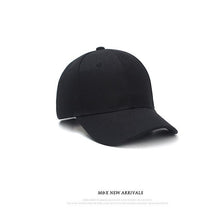Load image into Gallery viewer, solid unisex black baseball cap men snapback hat women cap flexfit fitted hat Closed Male full cap Gorras Bones trucker hat
